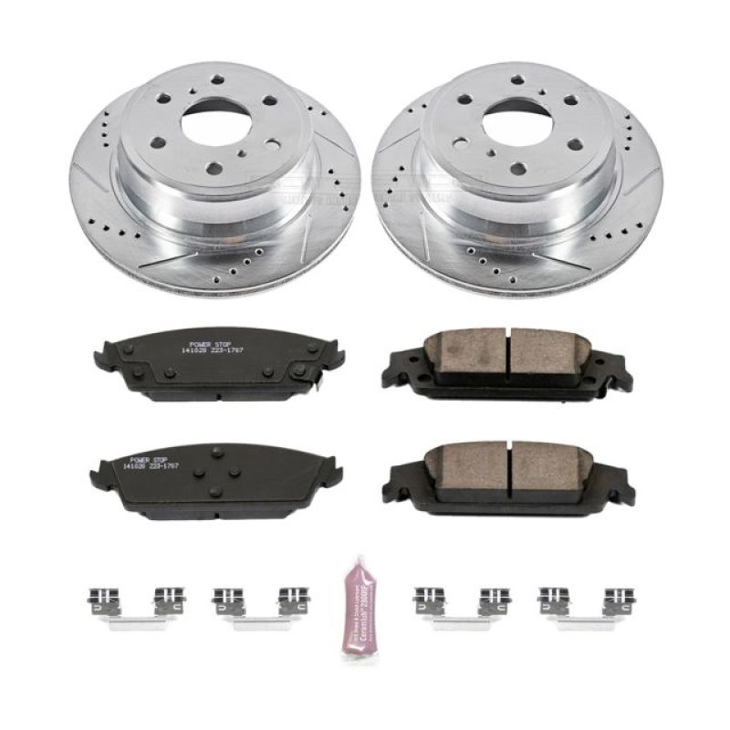 PowerStop - Power Stop 15-19 Cadillac Escalade Rear Z23 Evolution Sport Brake Kit - K6562 - MST Motorsports