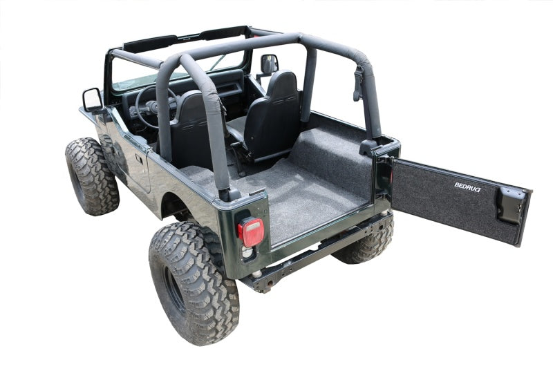 BedRug - BedRug 87-95 Jeep YJ Rear Kit 4pc Cargo Kit (Incl Tailgate & Cargo Liner) - BRYJ87R - MST Motorsports