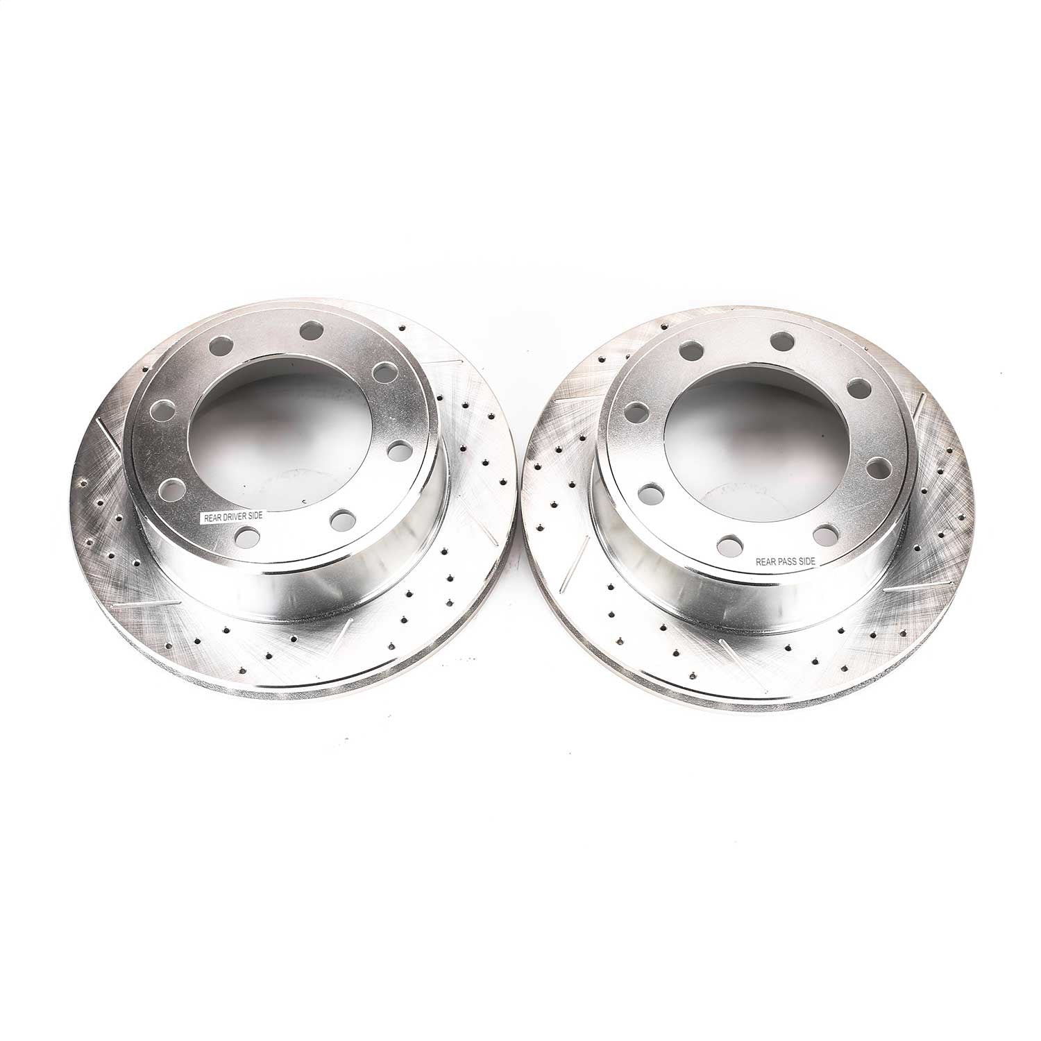 PowerStop - Power Stop 00-05 Ford Excursion Rear Evolution Drilled & Slotted Rotors - Pair - AR8571XPR - MST Motorsports