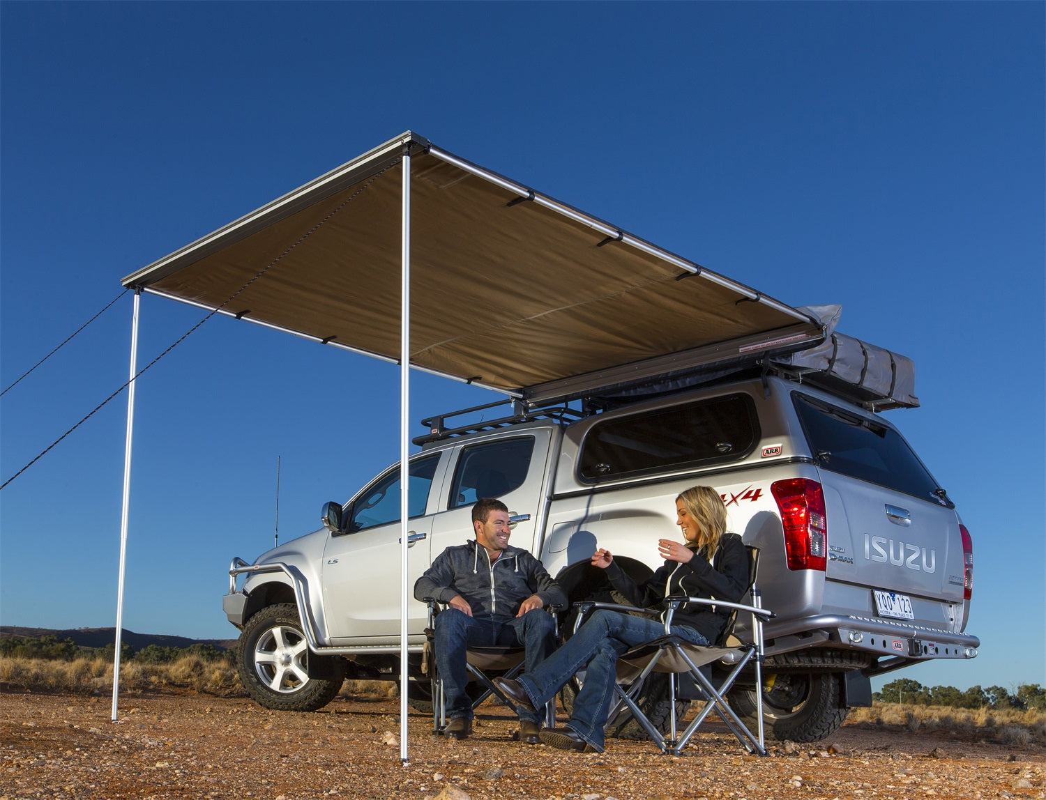 ARB - ARB Awning With Light; 8.2ft x 8.2ft; Light Installed; - 814410 - MST Motorsports