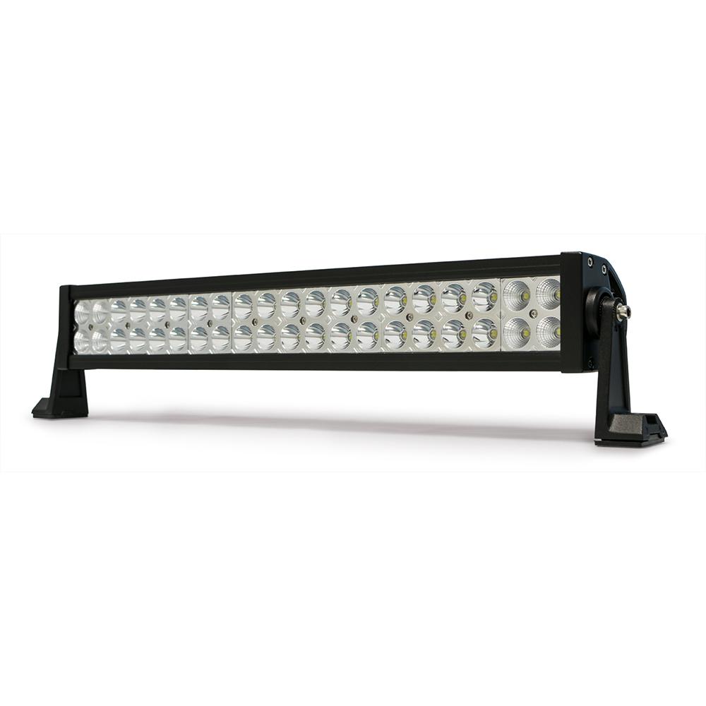 DV8 Offroad - 20 in. Dual Row LED Light Bar; Chrome Face - B20CE120W3W - MST Motorsports