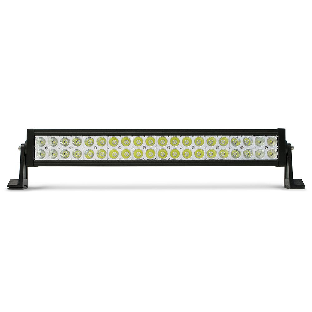 DV8 Offroad - 20 in. Dual Row LED Light Bar; Chrome Face - B20CE120W3W - MST Motorsports