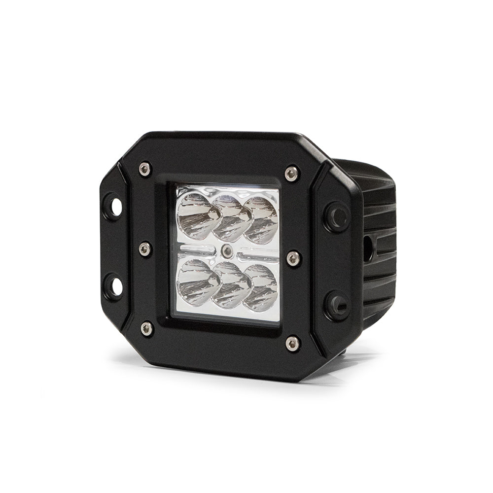 DV8 Offroad - 3 in. Flush Mount LED Light - B3FM24W3W - MST Motorsports