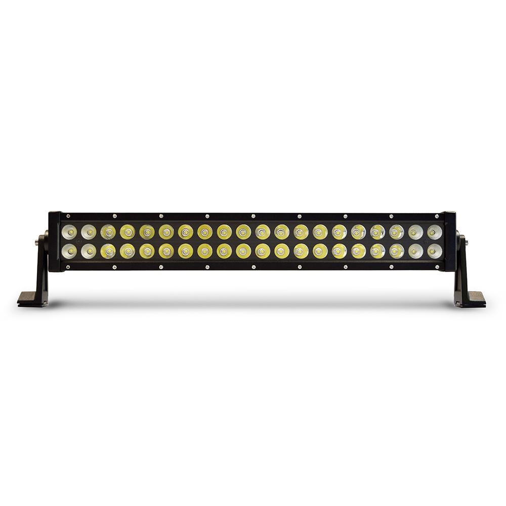 DV8 Offroad - 20 in. Dual Row LED Light Bar; Black Face - BR20E120W3W - MST Motorsports