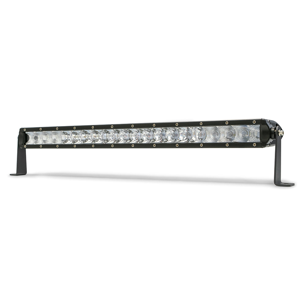 DV8 Offroad - 20 in. Single Row LED Light Bar; Chrome Face - BS20E100W5W - MST Motorsports