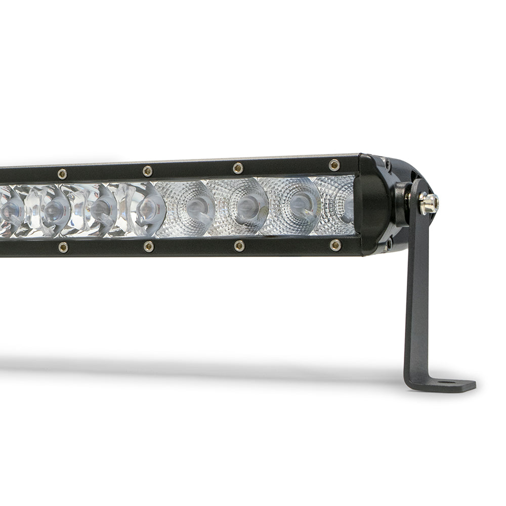 DV8 Offroad - 20 in. Single Row LED Light Bar; Chrome Face - BS20E100W5W - MST Motorsports