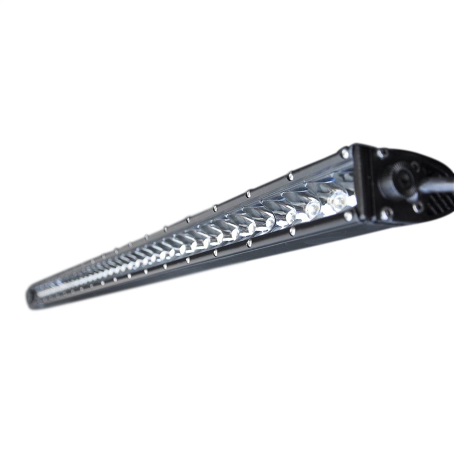 DV8 Offroad - 40 in. Single Row LED Light Bar; Chrome Face - BS40E110W5W - MST Motorsports