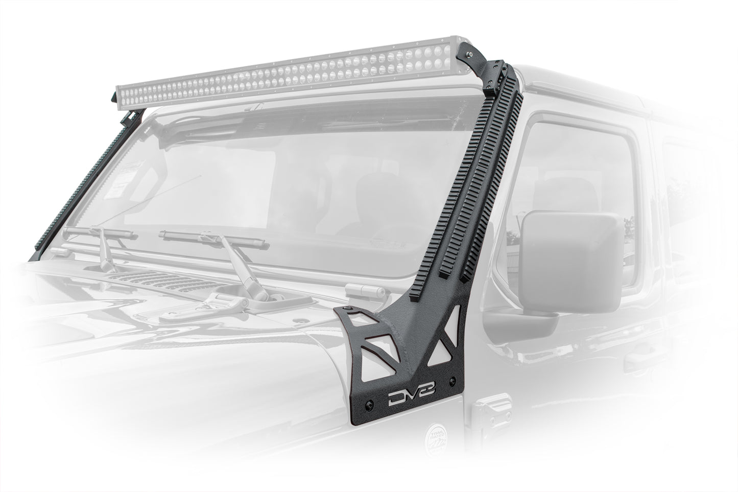 DV8 Offroad - Jeep JL/Gladiator A-Pillar Mounted Rail System - D-JL-190052-PIL - MST Motorsports