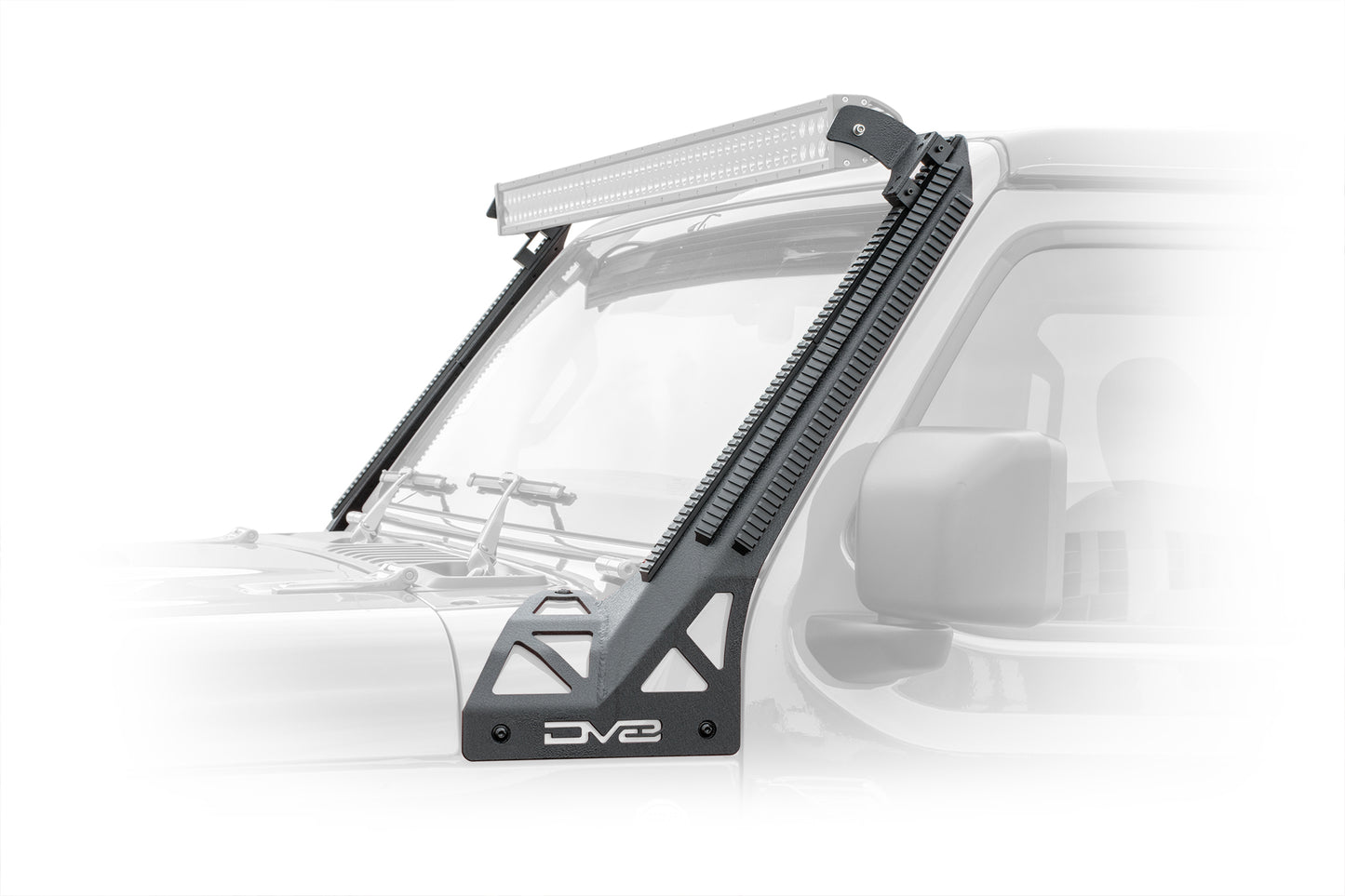 DV8 Offroad - Jeep JL/Gladiator A-Pillar Mounted Rail System - D-JL-190052-PIL - MST Motorsports