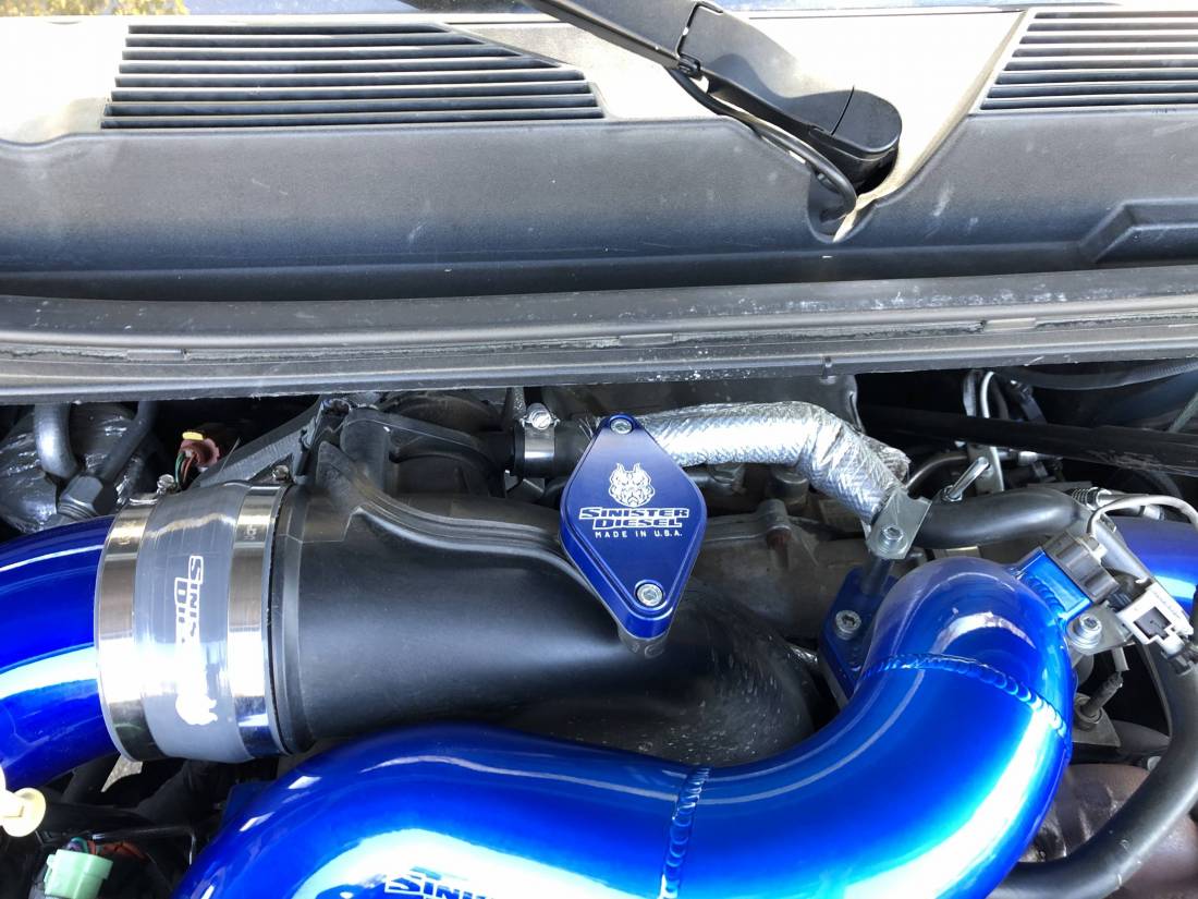 Sinister Diesel - Intake Bridge for 2011-2016 GM Duramax 6.6L LML. - SD-INTEL-LML - MST Motorsports