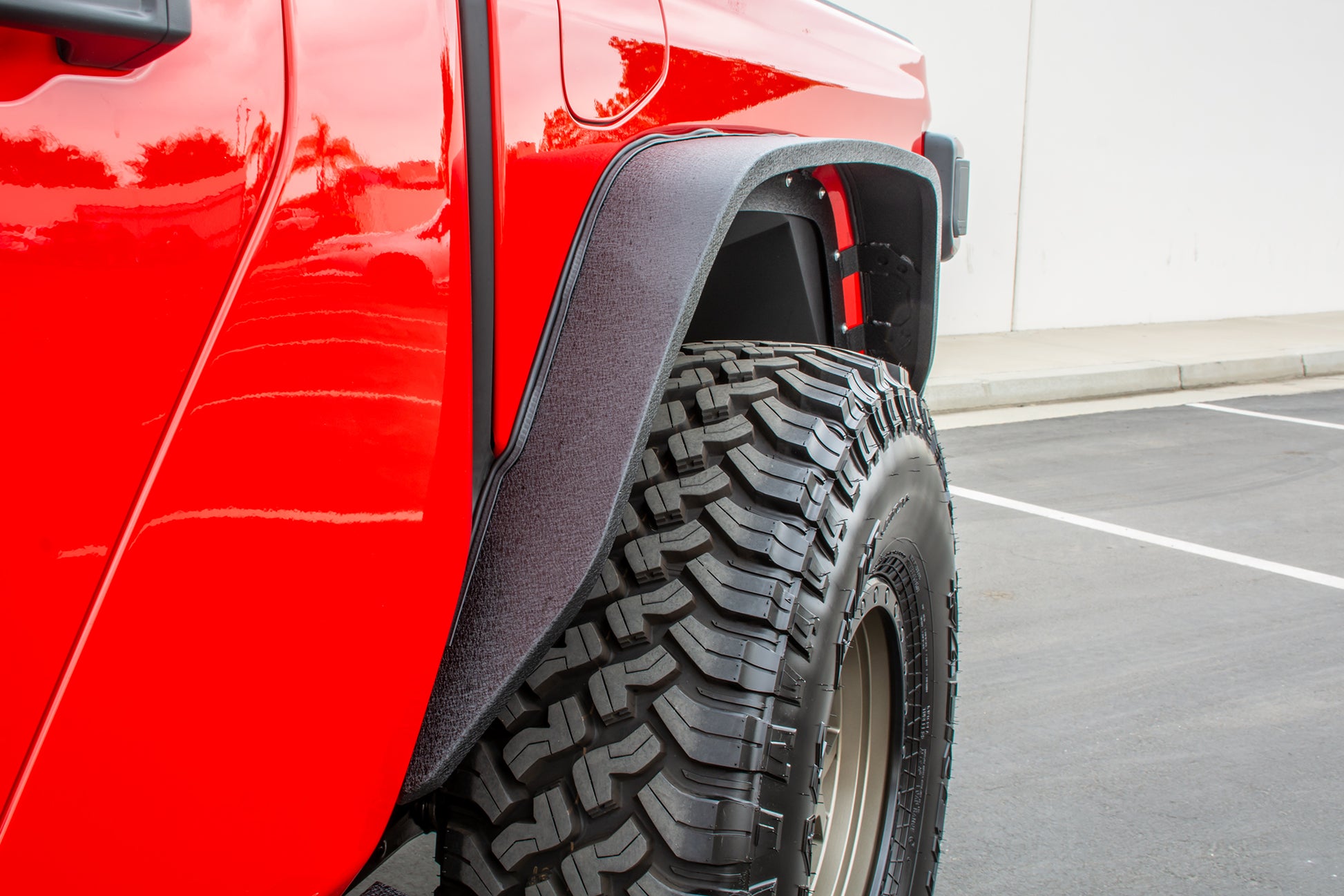 DV8 Offroad - Jeep JT Fender Flares; Slim; Front & Rear - FDGL-01 - MST Motorsports