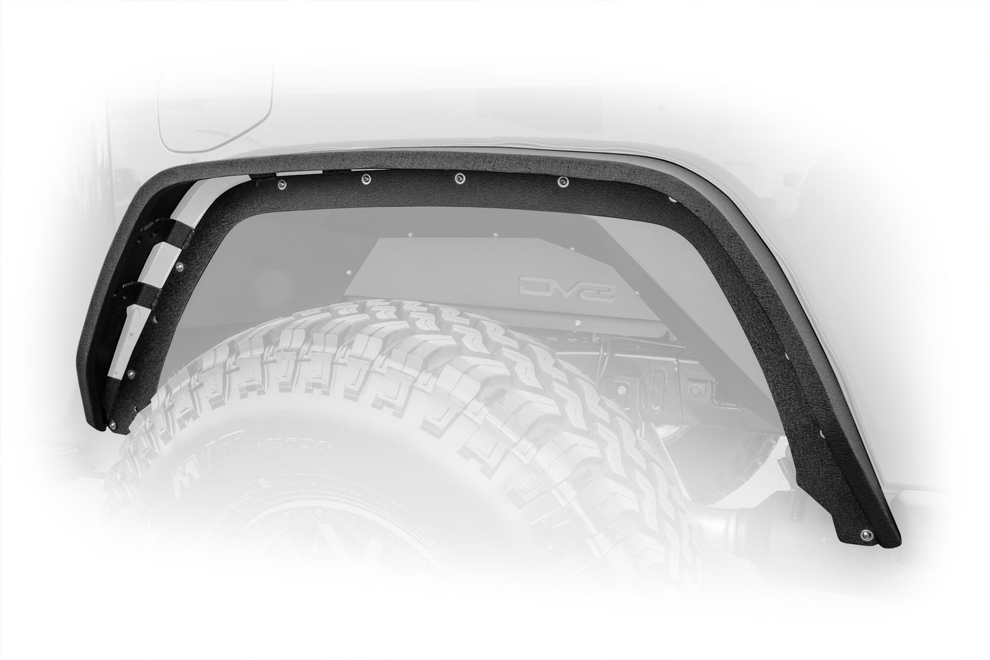 DV8 Offroad - Jeep JT Fender Flares; Slim; Front & Rear - FDGL-01 - MST Motorsports