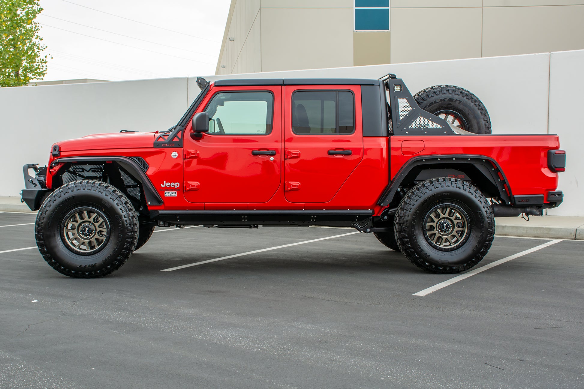 DV8 Offroad - Jeep JT Fender Flares; Slim; Front & Rear - FDGL-01 - MST Motorsports