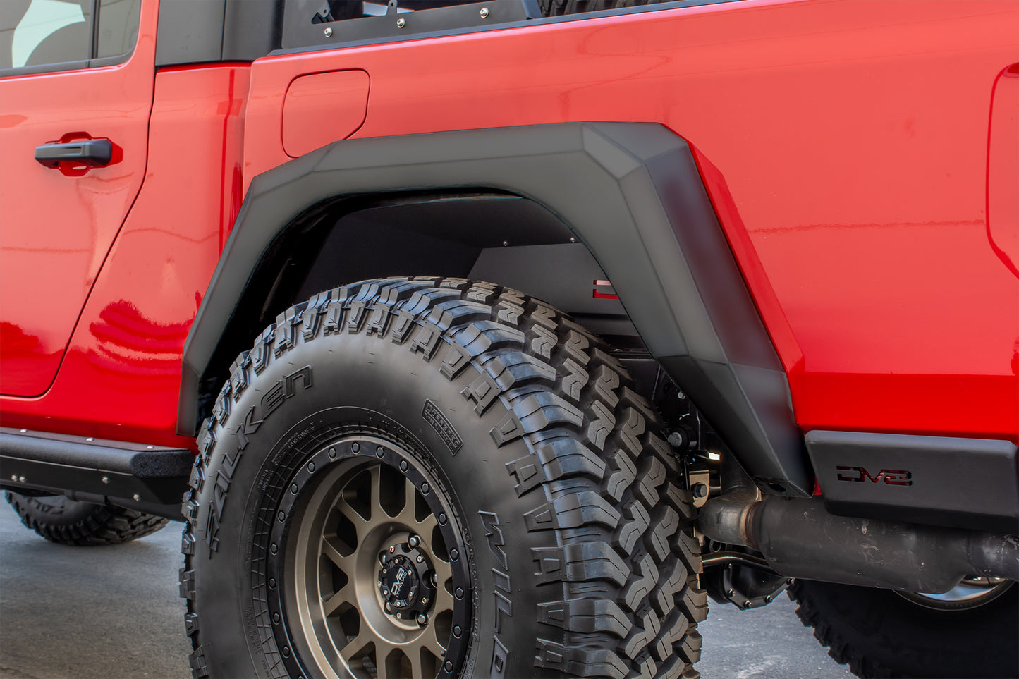 DV8 Offroad - Jeep JT Fender Flares; Armor; Front & Rear - FDGL-02 - MST Motorsports