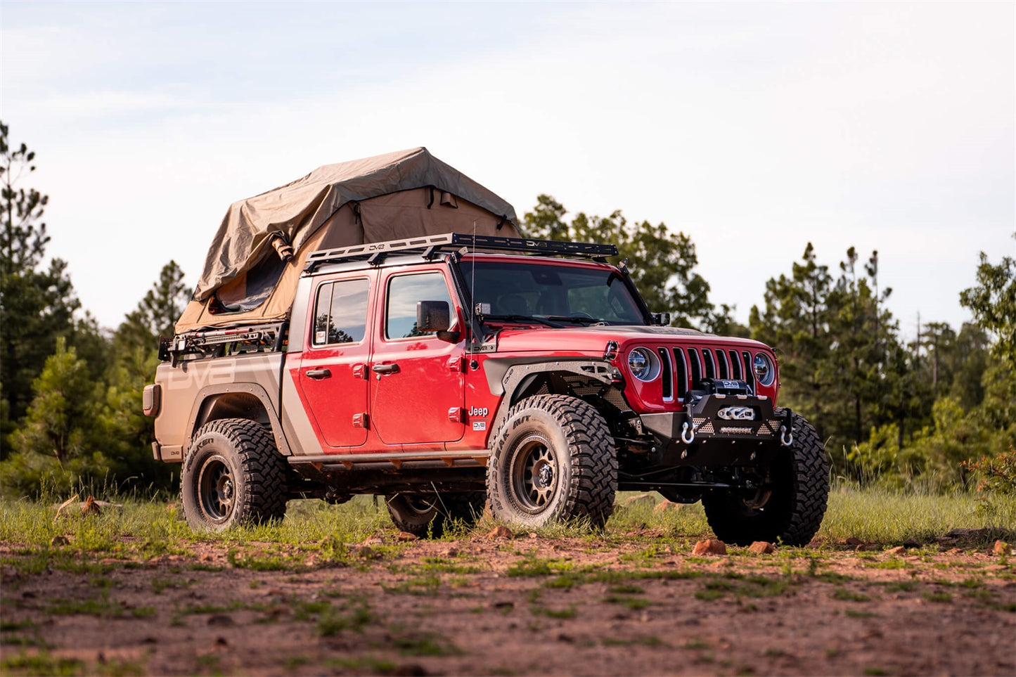 DV8 Offroad - FDGL-03 20-22 JEEP GLADIATOR JT FENDER DELETE SET FRONT AND REAR - FDGL-03 - MST Motorsports