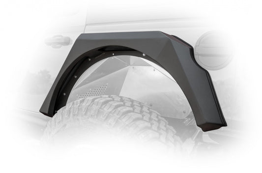 DV8 Offroad - 18+ Jeep JL Fender Flares; Armor; Front & Rear - FDJL-01 - MST Motorsports