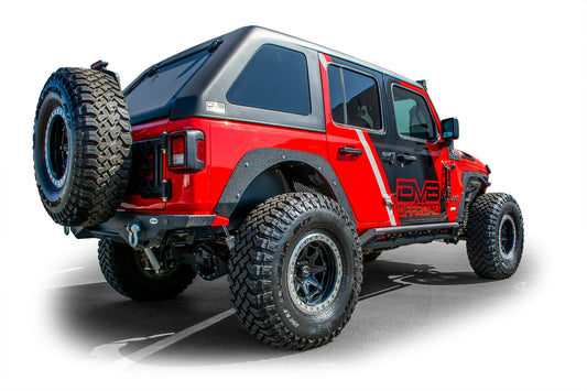 DV8 Offroad - 18+ Jeep JL Fender Flares; Delete; Front & Rear - FDJL-03 - MST Motorsports