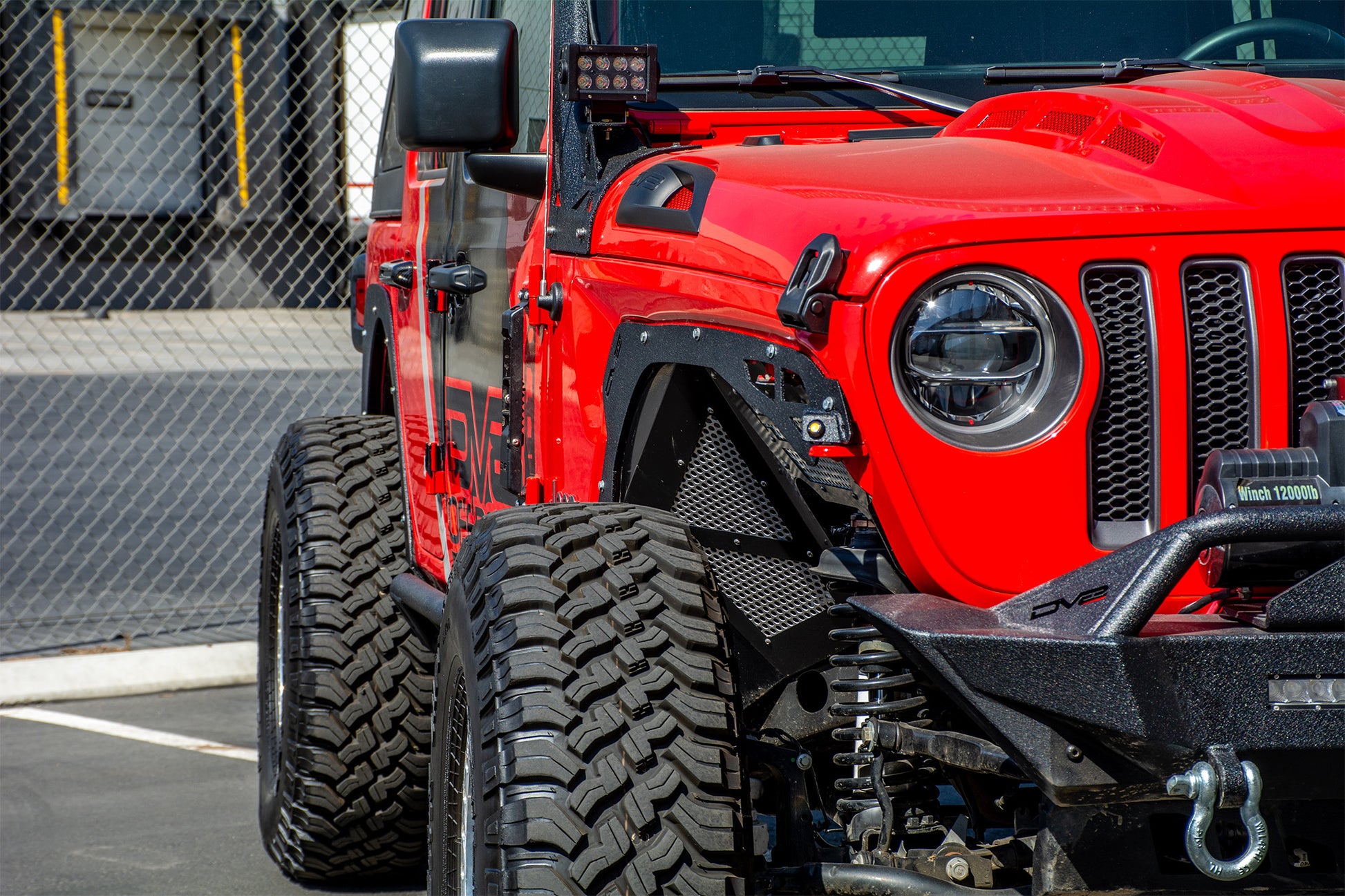 DV8 Offroad - 18+ Jeep JL Fender Flares; Delete; Front & Rear - FDJL-03 - MST Motorsports