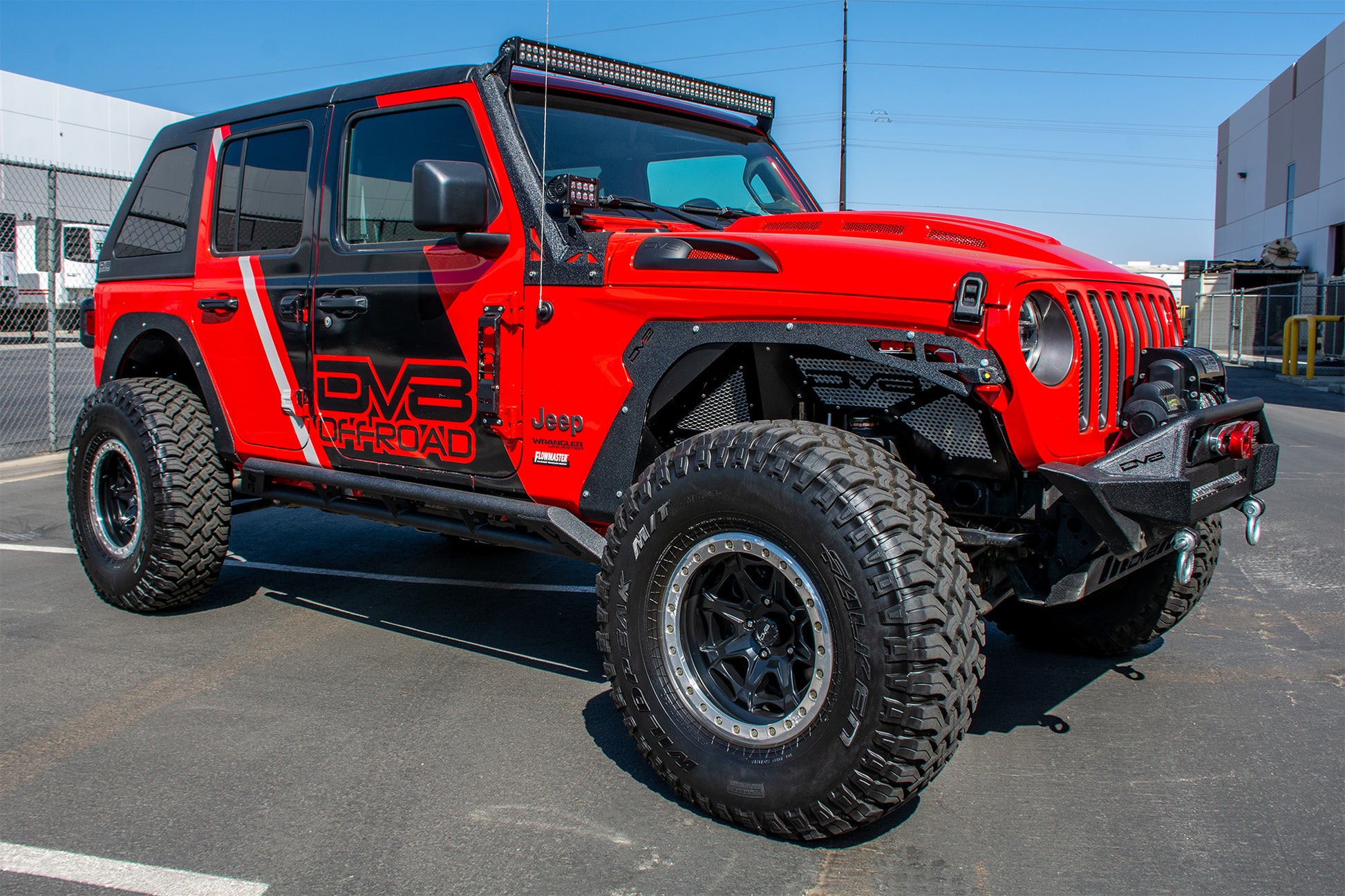 DV8 Offroad - 18+ Jeep JL Fender Flares; Delete; Front & Rear - FDJL-03 - MST Motorsports