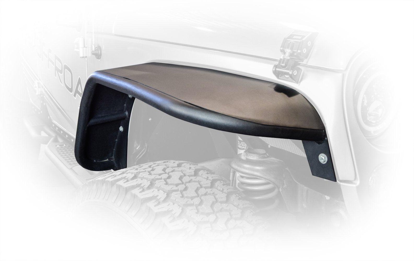 DV8 Offroad - 07-18 Jeep JK Fender Flares; Wide; Front & Rear - FENDB-02 - MST Motorsports