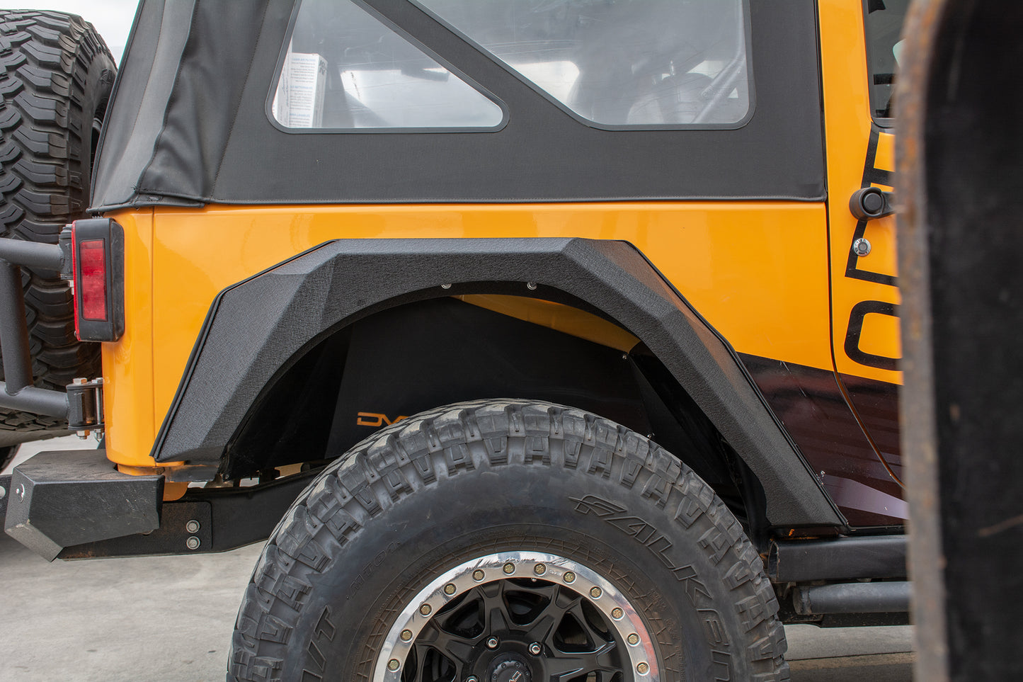 DV8 Offroad - 07-18 Jeep JK Fender Flares; Armor; Front & Rear - FENDB-09 - MST Motorsports