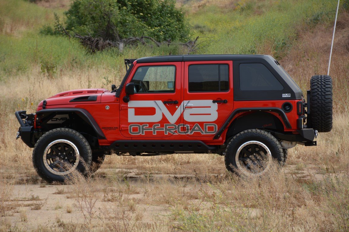 DV8 Offroad - 07-18 Jeep JK Hood; Heat Dispersion - HDMB07-02 - MST Motorsports