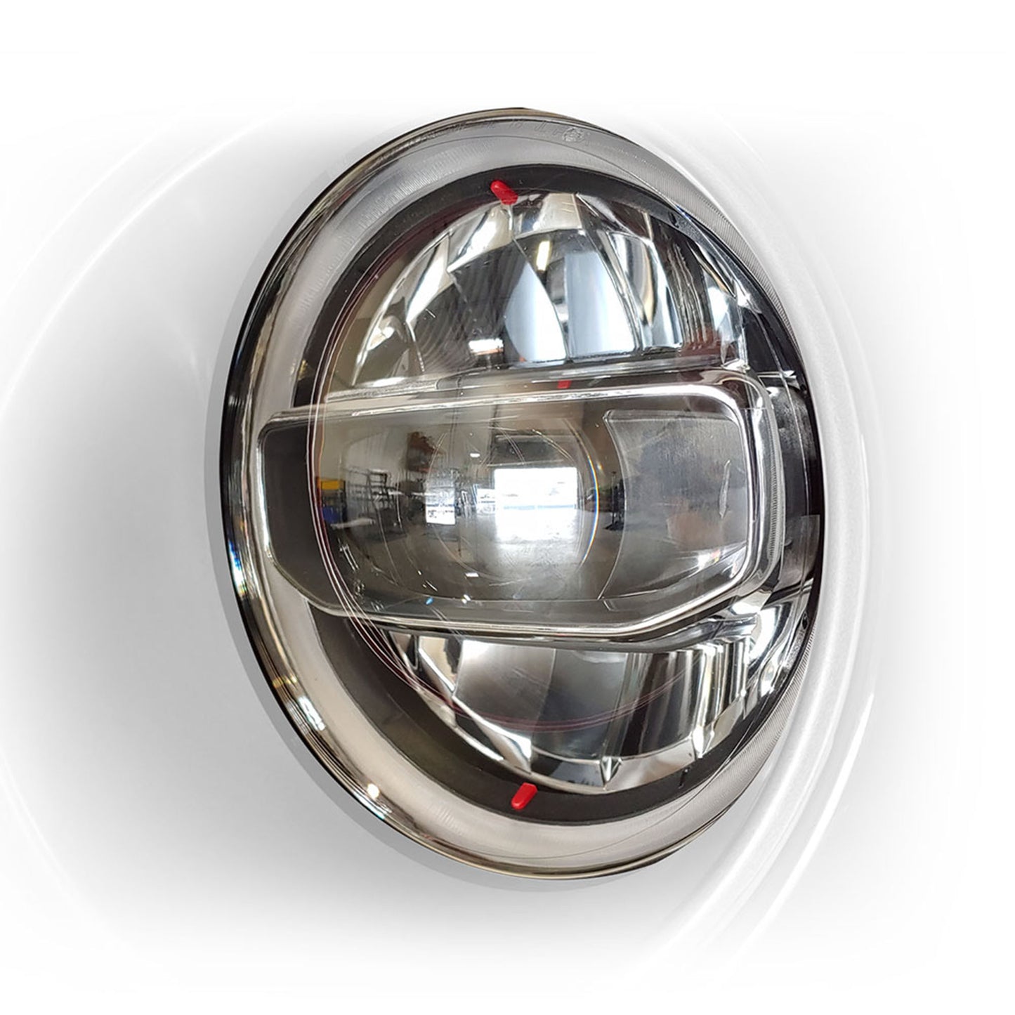 DV8 Offroad - 18+ Jeep JL & 20 Jeep JT LED Headlights; Chrome - HLCJL-01 - MST Motorsports