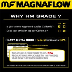 Magnaflow Exhaust Products - HM Grade Universal Catalytic Converter - 2.25in. - 99005HM - MST Motorsports