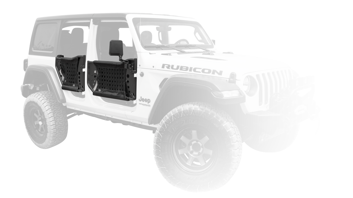 Body Armor 4x4 - 2018-2021 WRANGLER JL AND GLADIATOR JT TRAILDOORS FRONT, PAIR - JL-6149 - MST Motorsports