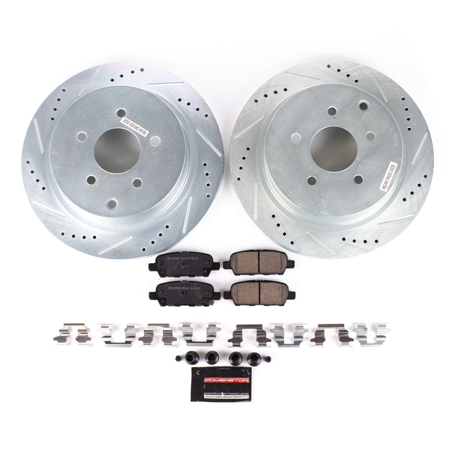 PowerStop - Power Stop 03-12 Infiniti FX35 Rear Z23 Evolution Sport Brake Kit - K2427 - MST Motorsports