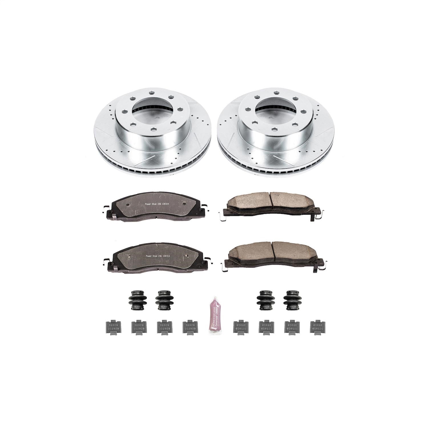 PowerStop - Power Stop 09-10 Dodge Ram 2500 Front Z36 Truck & Tow Brake Kit - K5411-36 - MST Motorsports