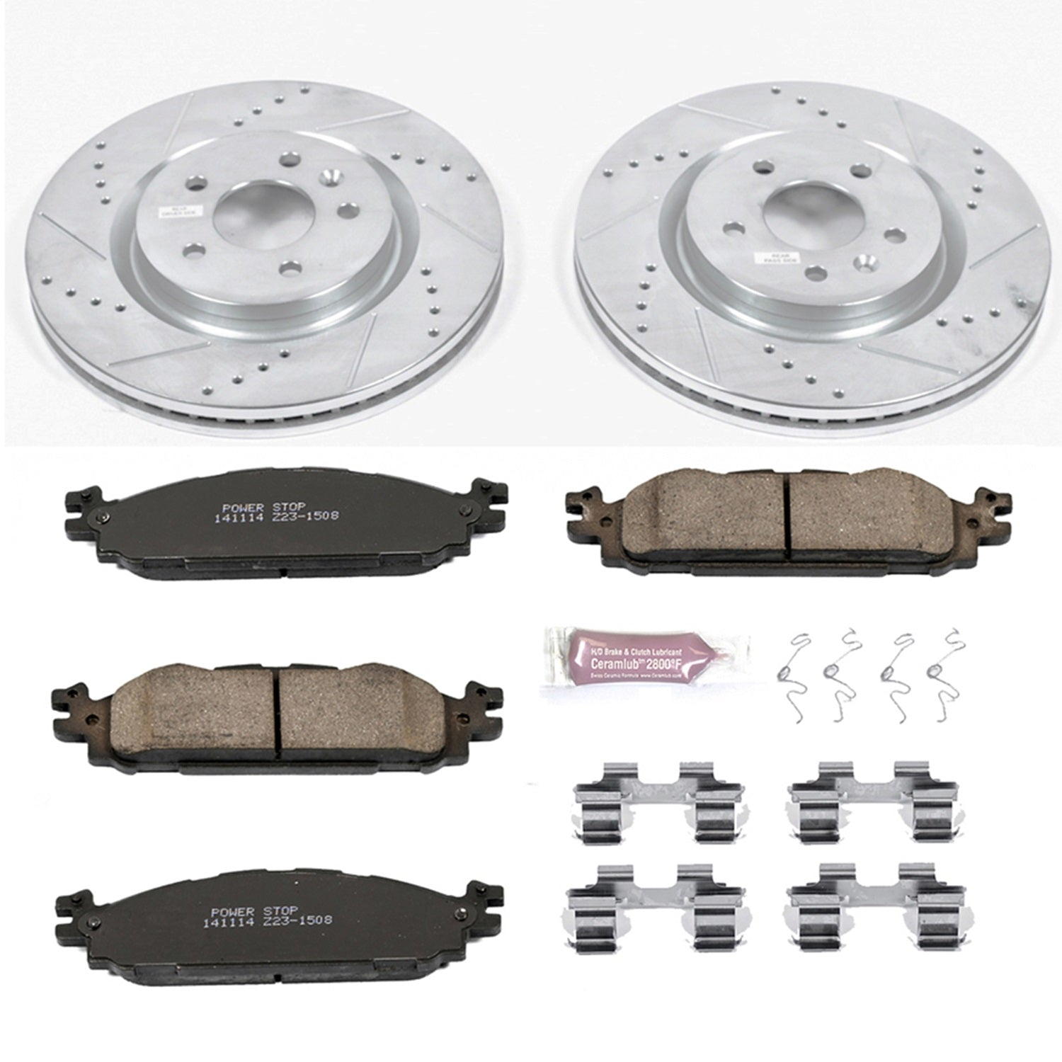 PowerStop - Power Stop 11-19 Ford Explorer Front Z23 Evolution Sport Brake Kit - K5583 - MST Motorsports