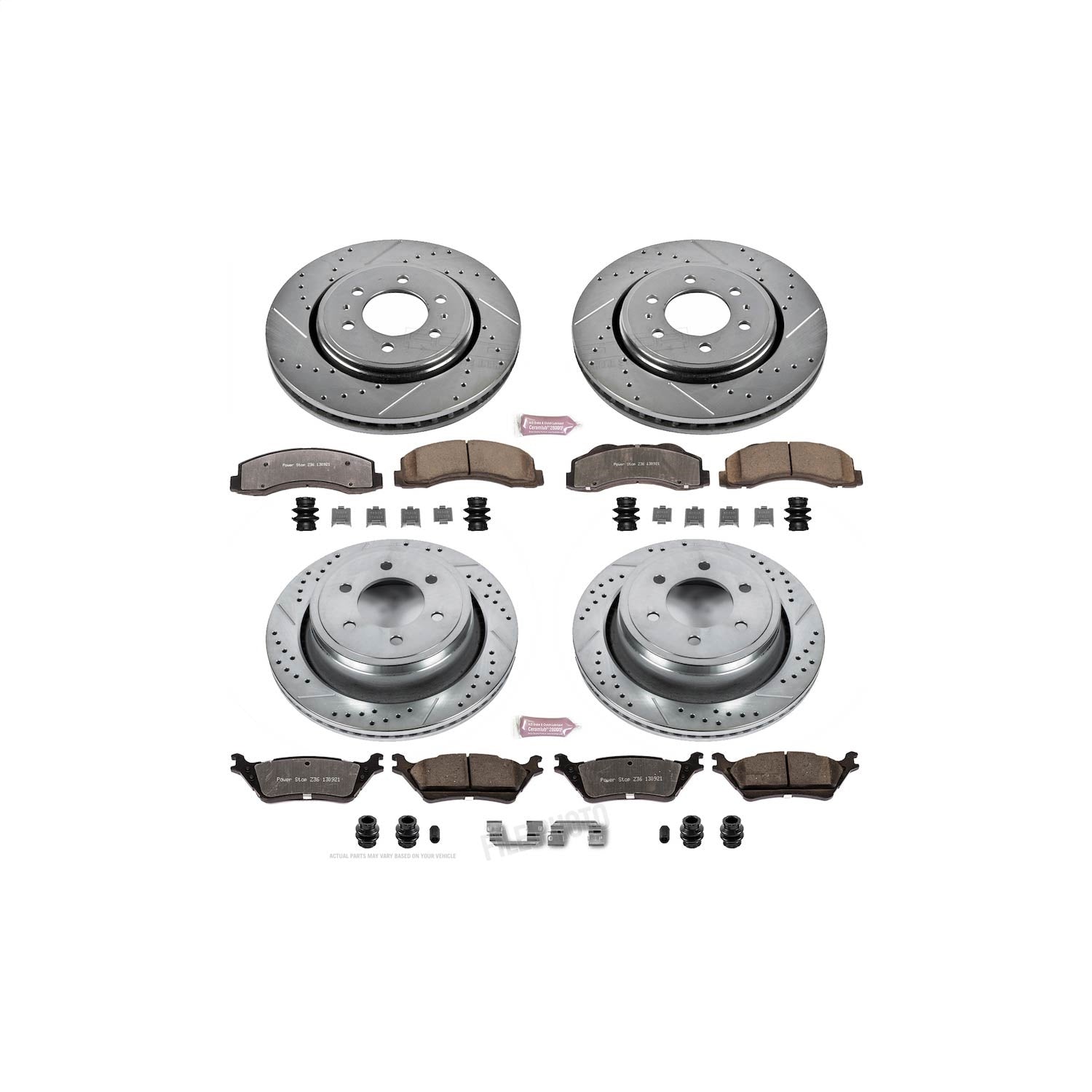 PowerStop - Power Stop 12-18 Ford F-150 Front & Rear Z36 Truck & Tow Brake Kit - K6268-36 - MST Motorsports