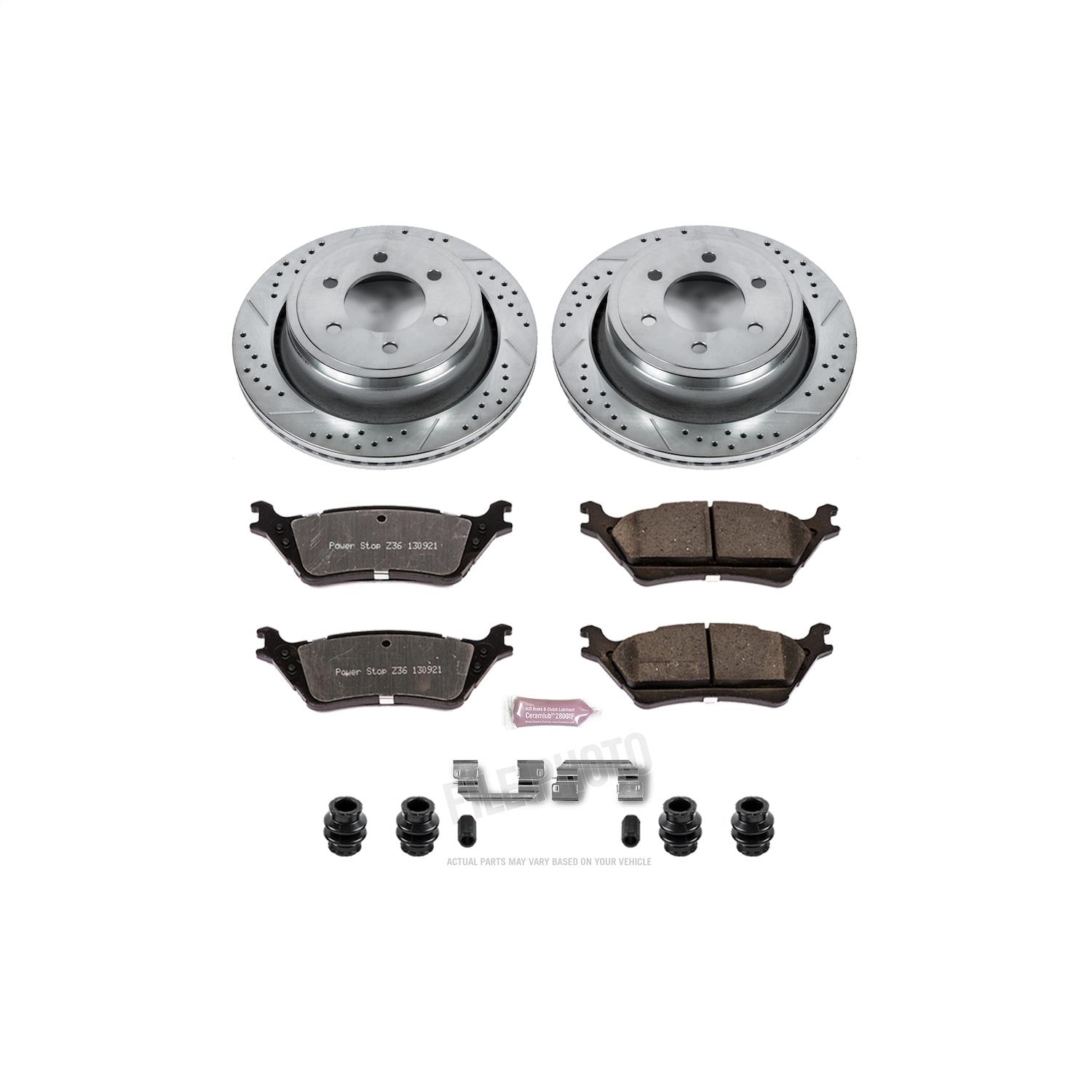 PowerStop - Power Stop 12-18 Ford F-150 Rear Z36 Truck & Tow Brake Kit - K6271-36 - MST Motorsports