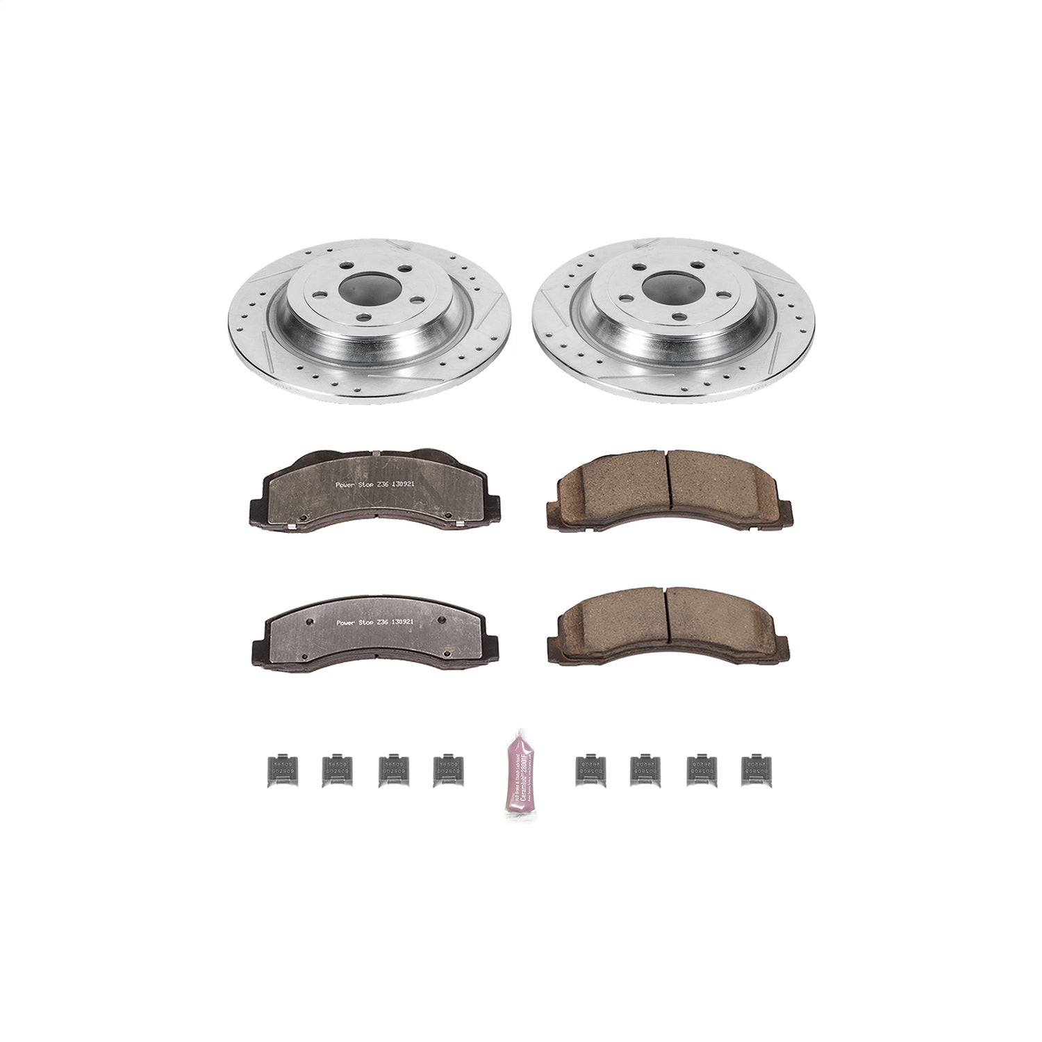 PowerStop - Power Stop 15-17 Ford F-150 Rear Z36 Truck & Tow Brake Kit - K6814-36 - MST Motorsports