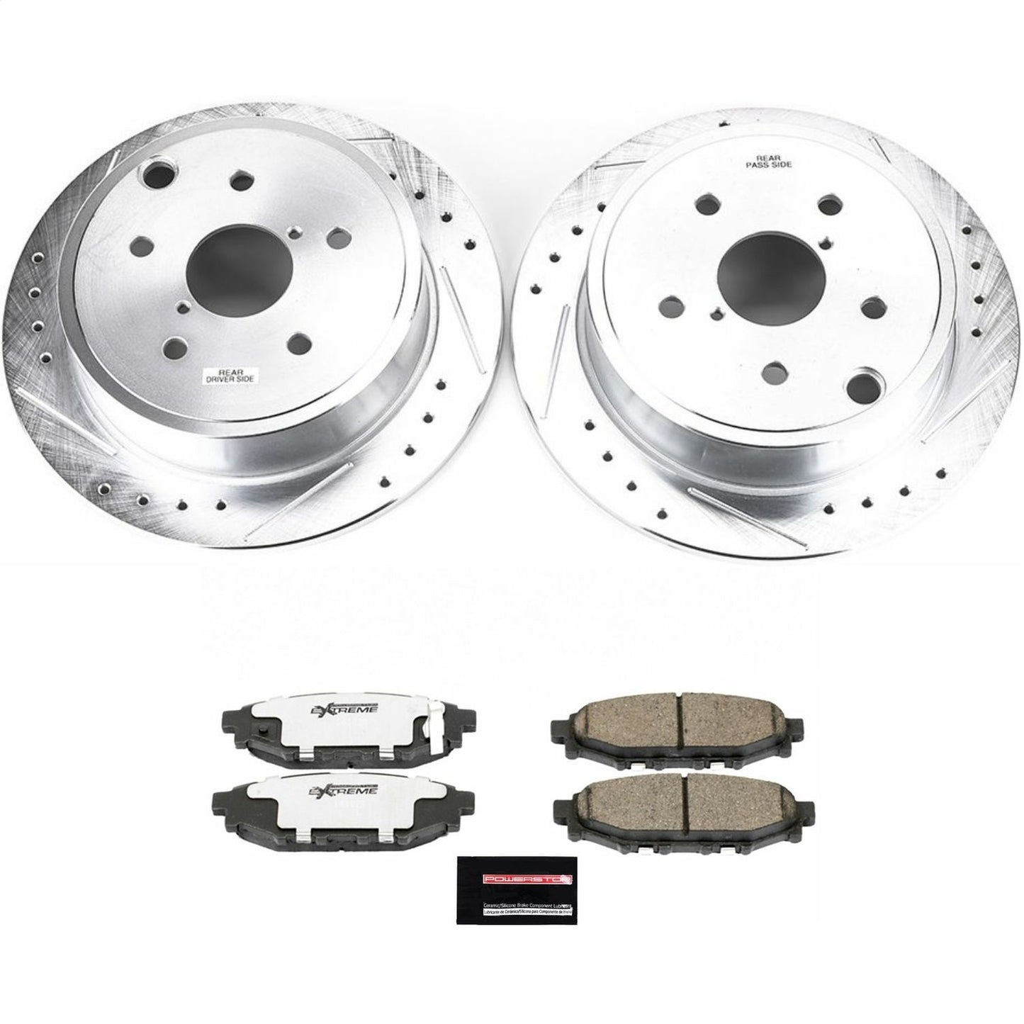 PowerStop - Power Stop 15-19 Subaru WRX Rear Z26 Street Warrior Brake Kit - K6977-26 - MST Motorsports