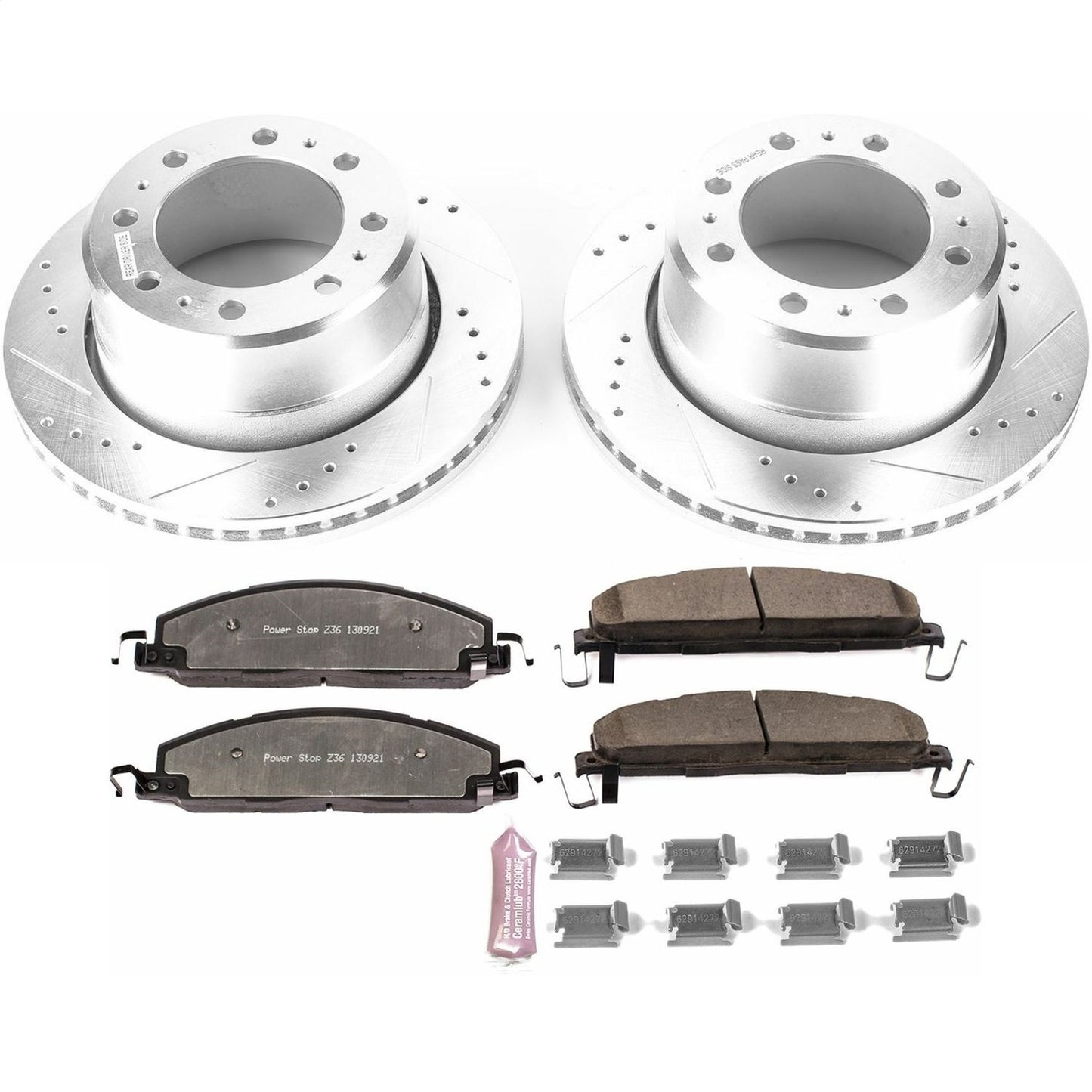 PowerStop - Power Stop 13-18 Ram 3500 Rear Z36 Truck & Tow Brake Kit - K7131-36 - MST Motorsports