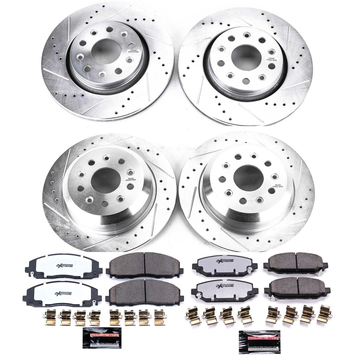 PowerStop - Power Stop 18-19 Jeep Wrangler Front & Rear Z36 Truck & Tow Brake Kit - K7938-36 - MST Motorsports