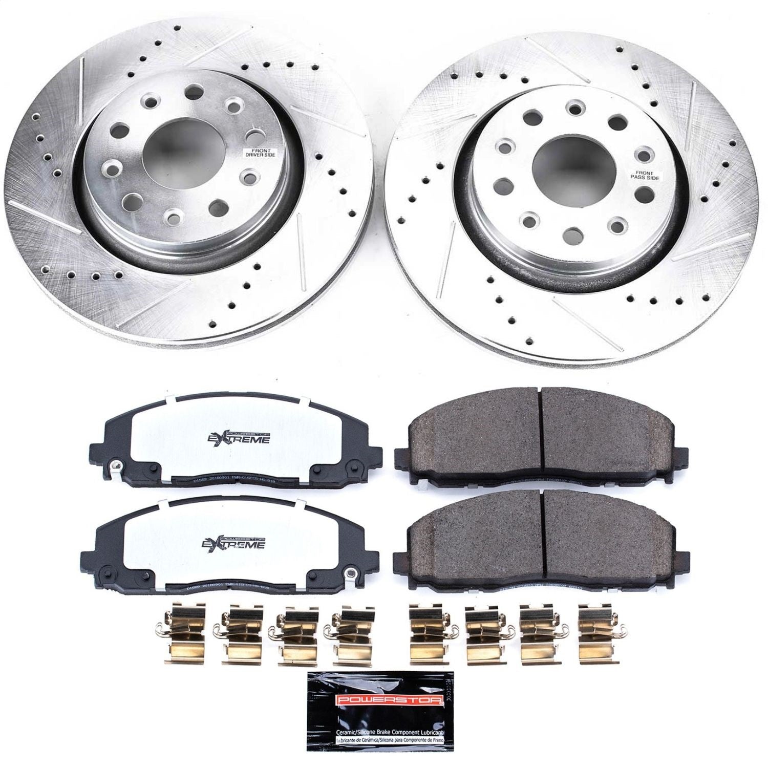 PowerStop - Power Stop 18-19 Jeep Wrangler Front Z36 Truck & Tow Brake Kit - K7940-36 - MST Motorsports