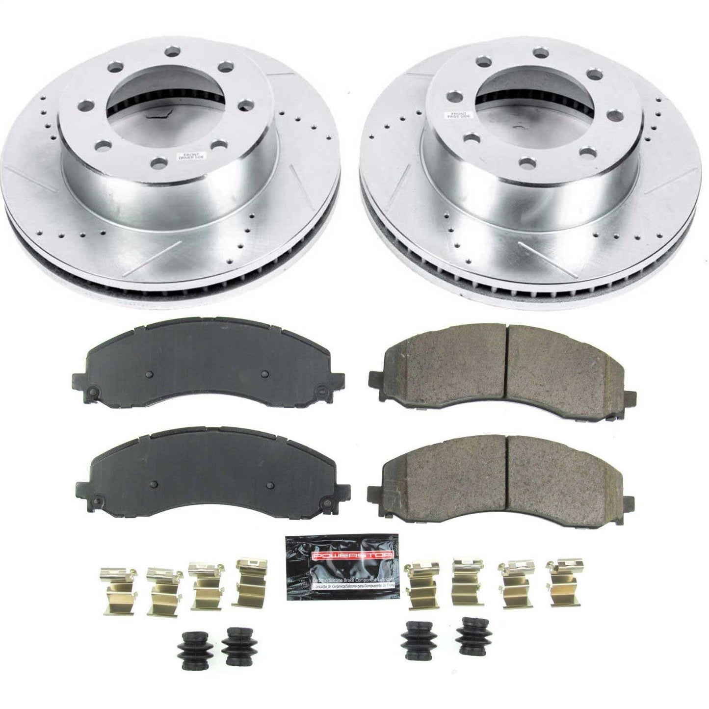 PowerStop - Power Stop 20-22 Ram 3500 Front Z23 Evolution Brake Kit - K8478 - MST Motorsports