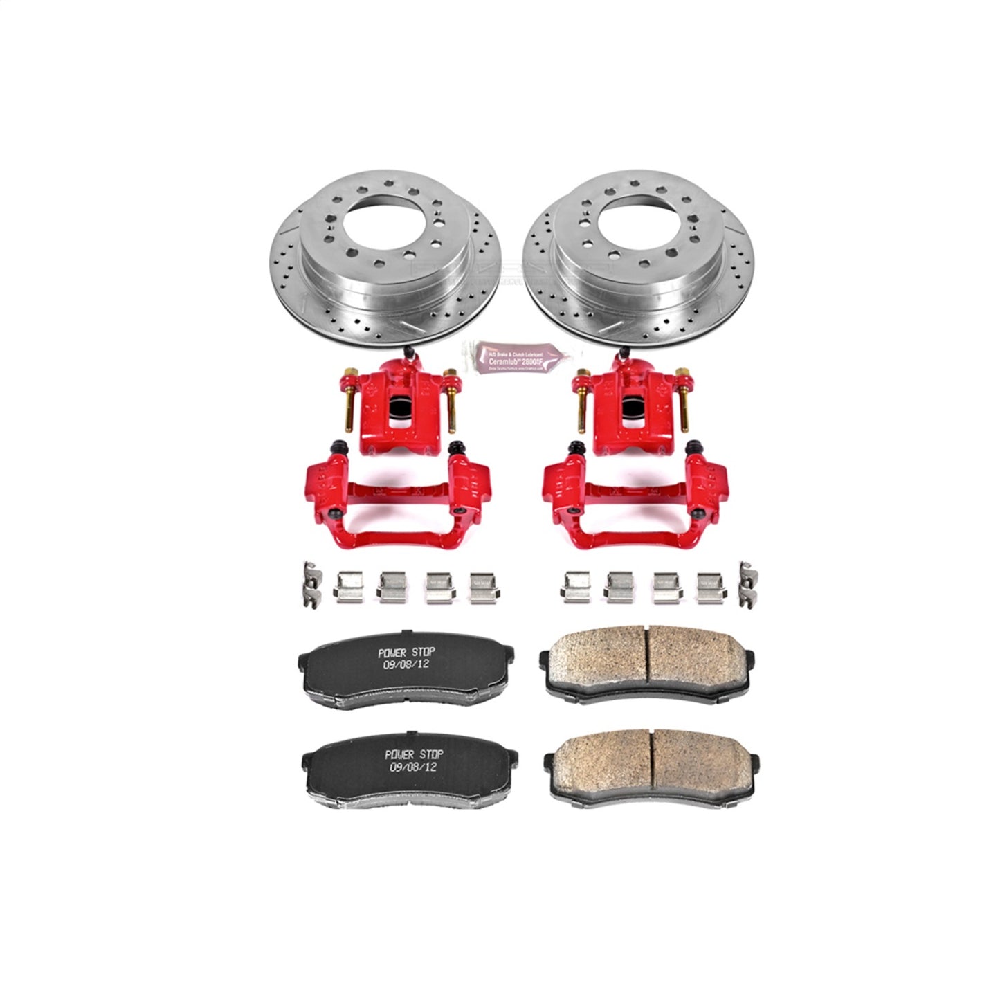 PowerStop - Power Stop 03-09 Lexus GX470 Rear Z23 Evolution Sport Brake Kit w/Calipers - KC2405 - MST Motorsports