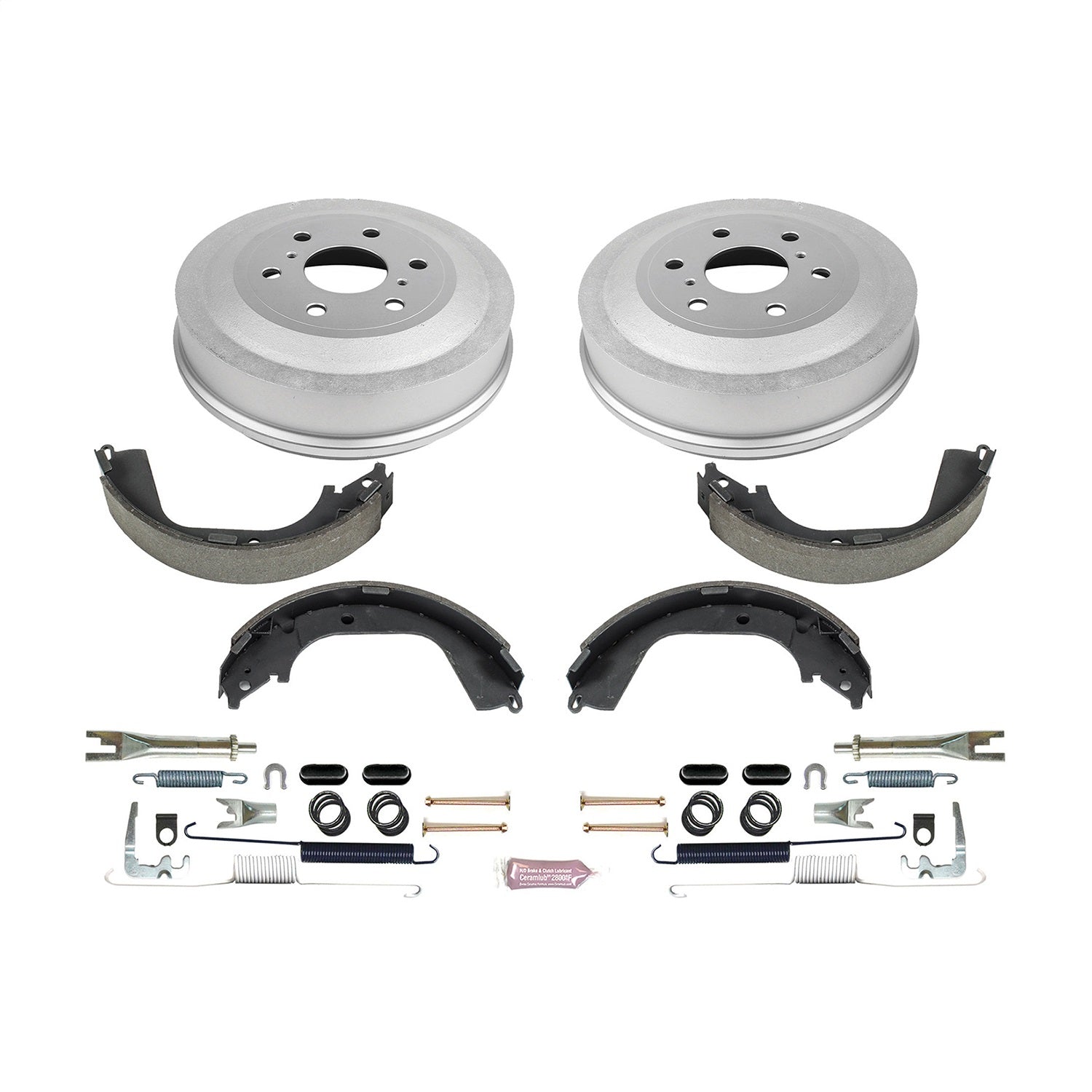 PowerStop - Power Stop 09-13 Chevrolet Silverado 1500 2WD Rear Autospecialty Drum Kit - KOE15411DK - MST Motorsports