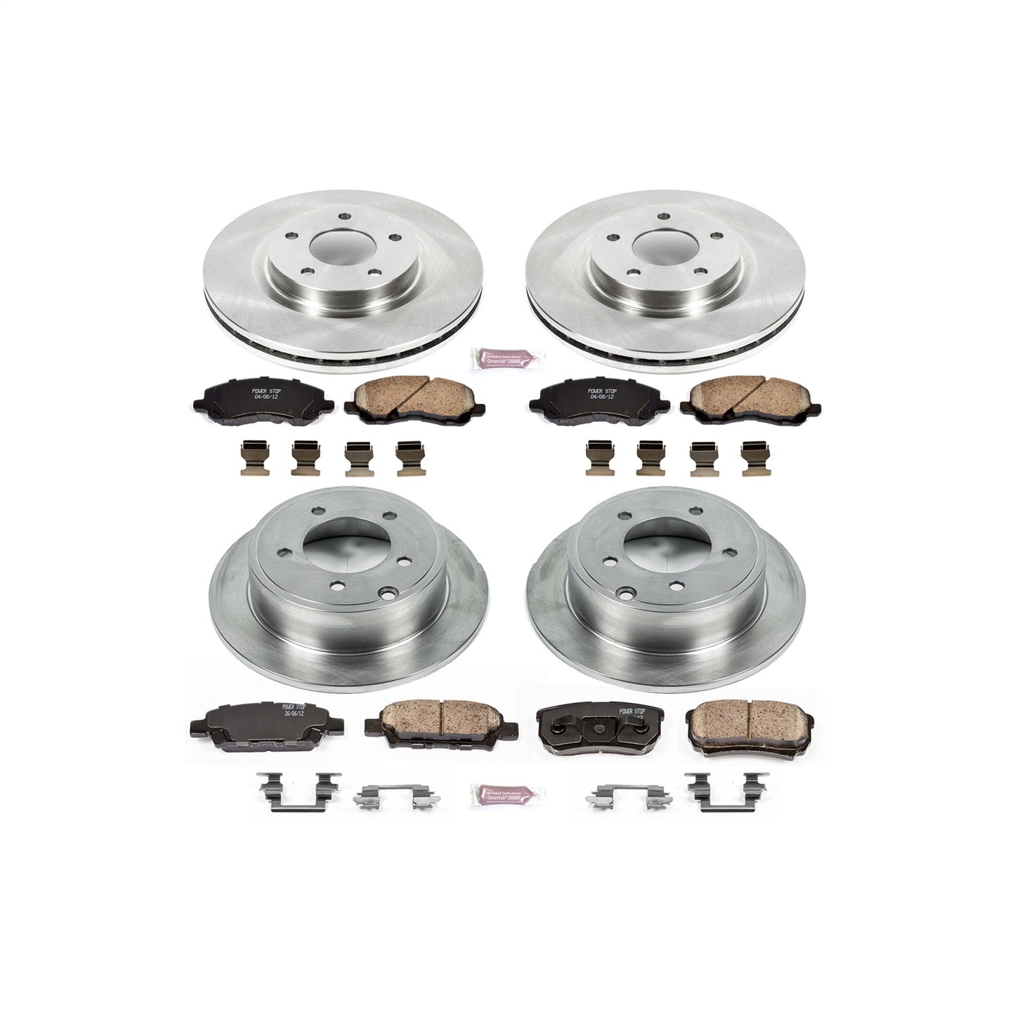 PowerStop - Power Stop 11-14 Chrysler 200 Front & Rear Autospecialty Brake Kit - KOE2840 - MST Motorsports