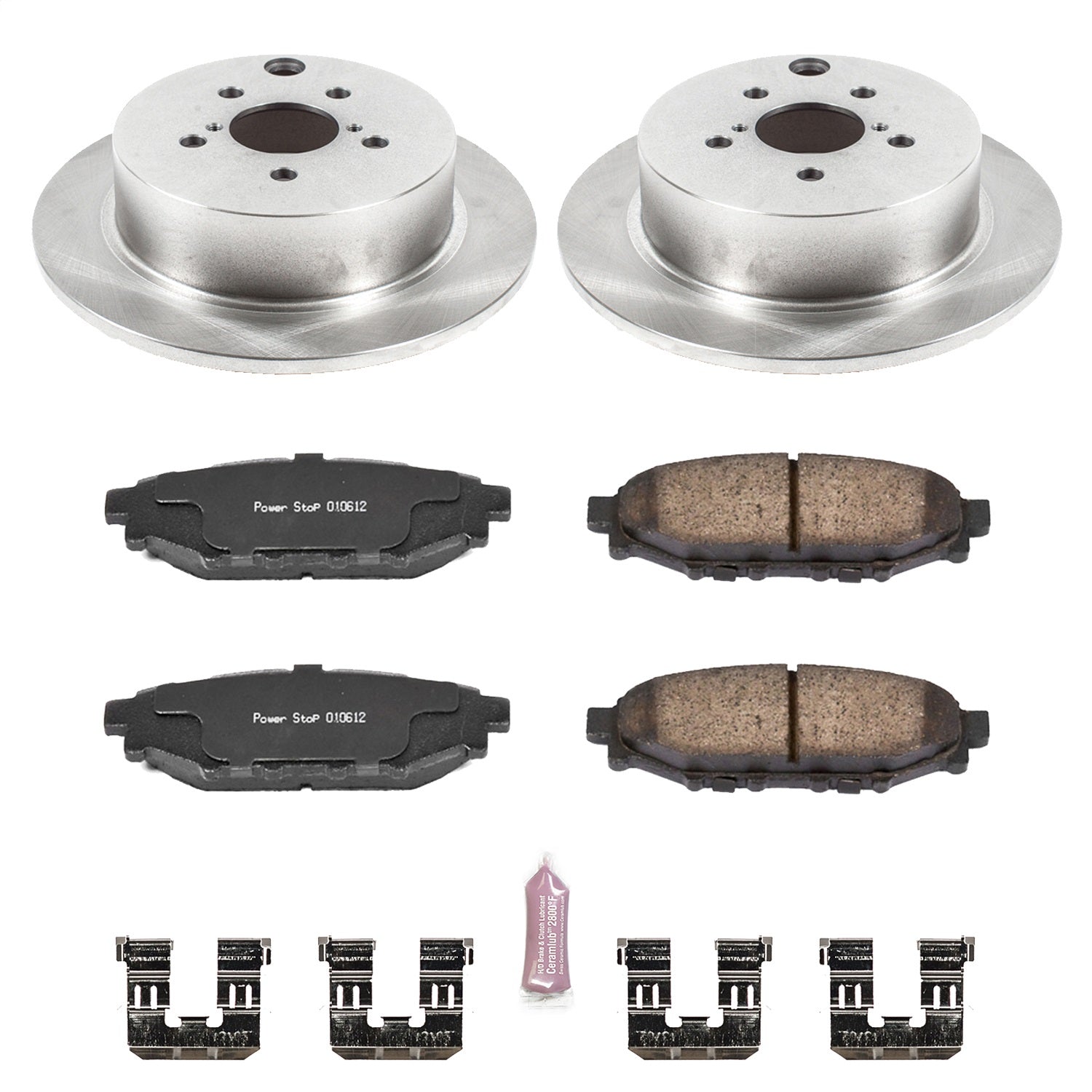 PowerStop - Power Stop 16-18 Subaru Crosstrek Rear Autospecialty Brake Kit - KOE6107 - MST Motorsports