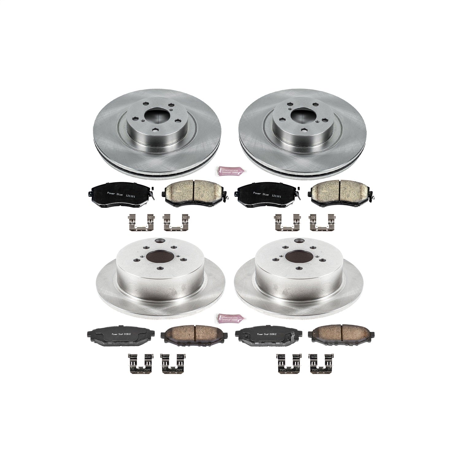 PowerStop - Power Stop 16-17 Subaru Crosstrek Front & Rear Autospecialty Brake Kit - KOE6762 - MST Motorsports