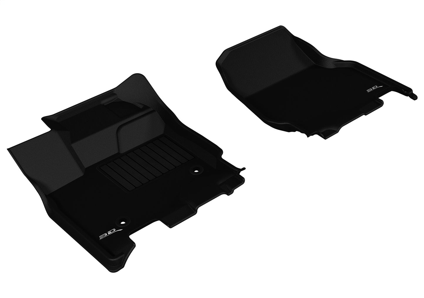 3D MAXpider - 3D MAXpider 2015-2020 Ford F-150 Sprcab/Sprcrew Kagu 1st Row Floormat - Black - L1FR08311509 - MST Motorsports