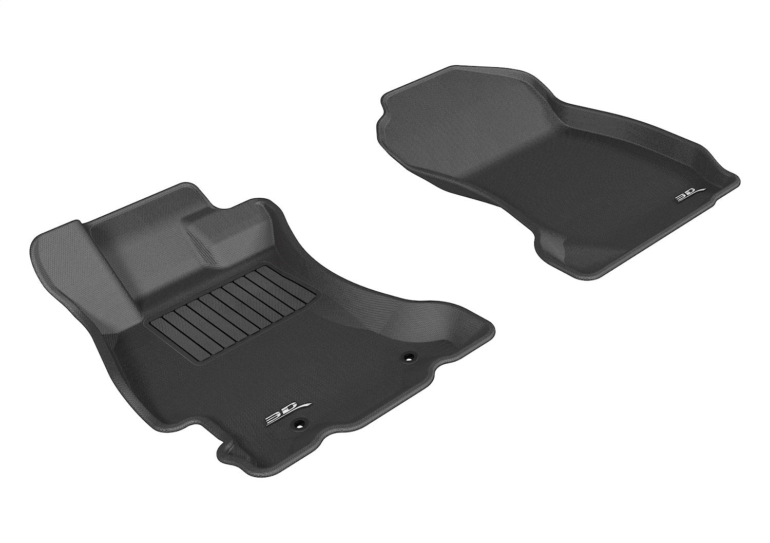 3D MAXpider - 3D MAXpider 2014-2018 Subaru Forester Kagu 1st Row Floormat - Black - L1SB00911509 - MST Motorsports