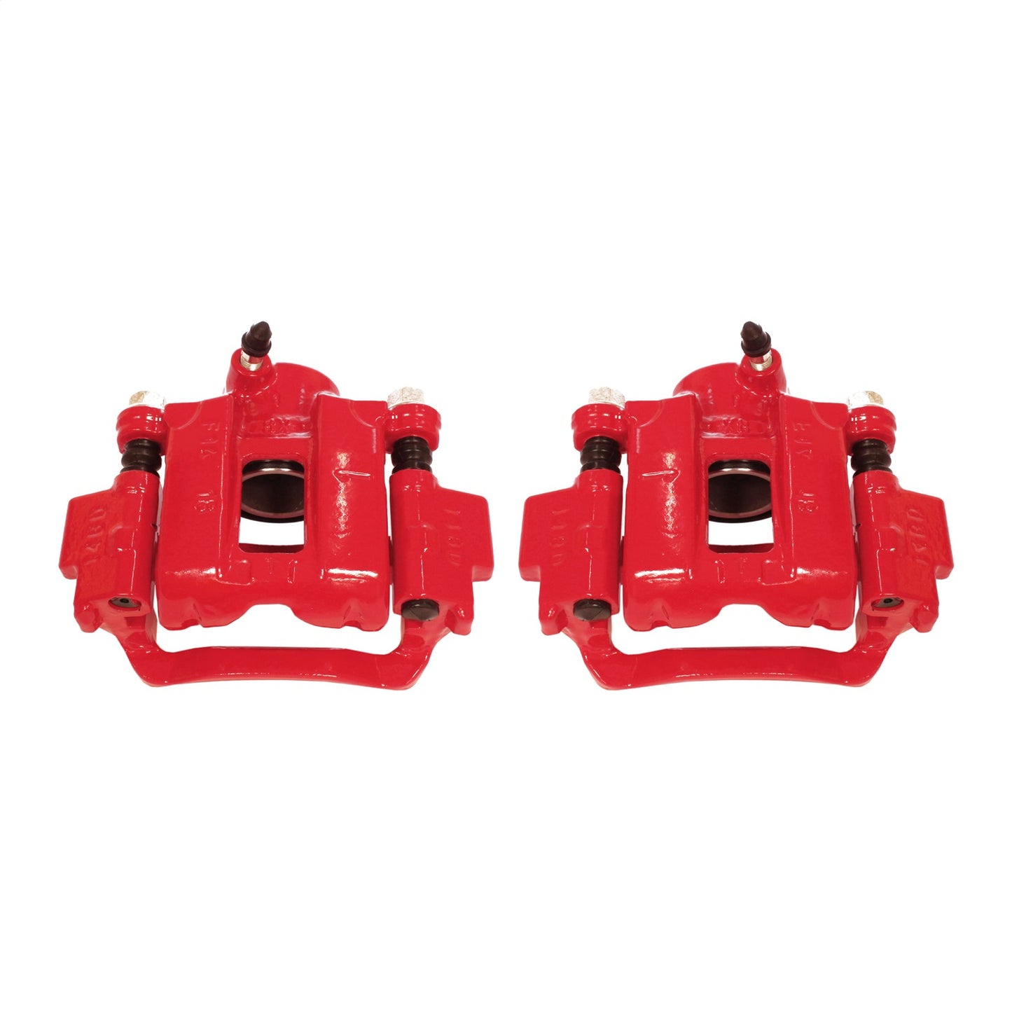 PowerStop - Power Stop 10-18 Lexus GX460 Rear Red Calipers w/Brackets - Pair - S2736 - MST Motorsports