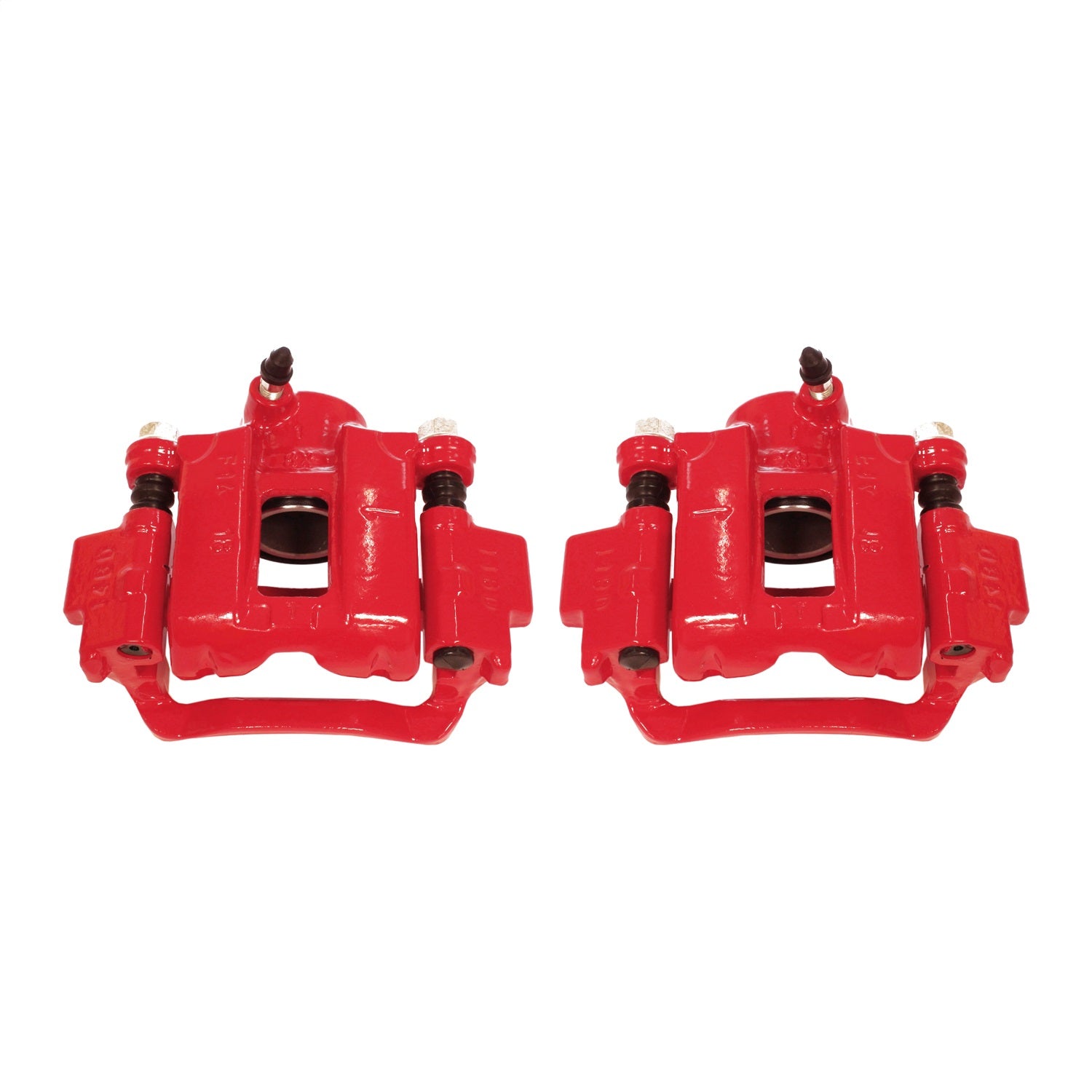 PowerStop - Power Stop 10-18 Lexus GX460 Rear Red Calipers w/Brackets - Pair - S2736 - MST Motorsports