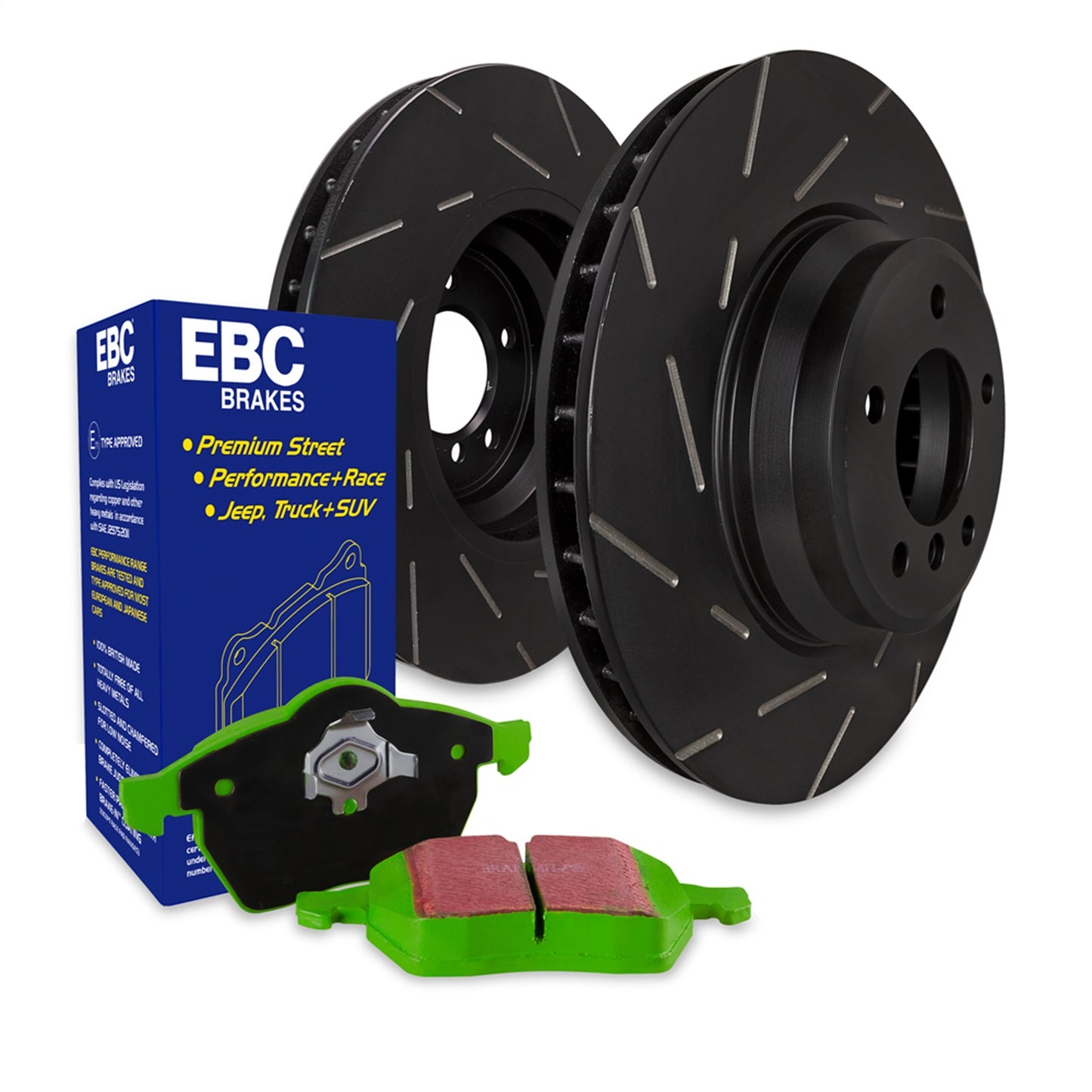 EBC - EBC S2 Kits Greenstuff Pads and USR Rotors - S2KR2501 - MST Motorsports